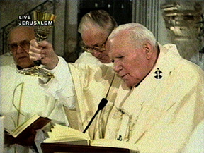 John Paul II Jerusalem Mass