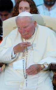 John Paul II in Lourdes