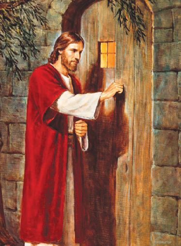 Jesus knocks at the door of our hearts