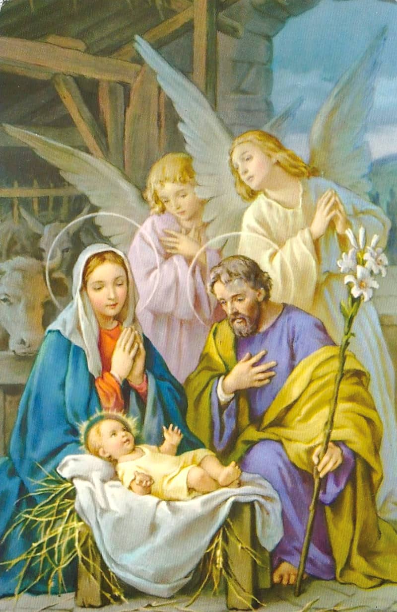 The nativity of Jesus