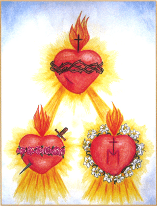 The Three Sacred Hearts