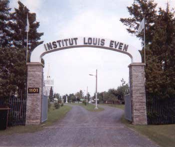Institut Louis Even entrance Institut Louis Even entrance