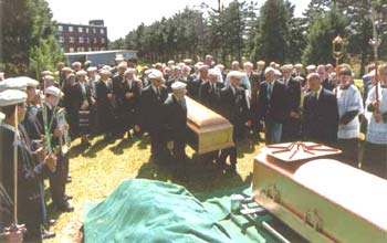 Gilberte Côté-Mercier's burial