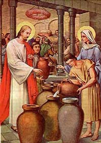 The First Miracle of Jesus at the Wedding of Cana