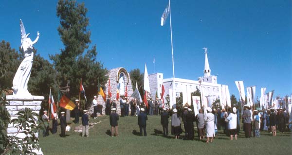 Rosary procession