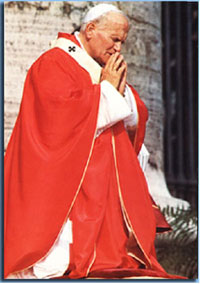 John-Paul II in prayer