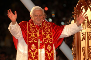 Benedict XVI at Pacaembu stadium