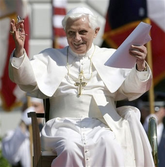 Benedict XVI adress the White House