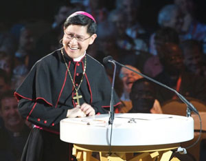 Bishop Louis Tagle of the Philippines