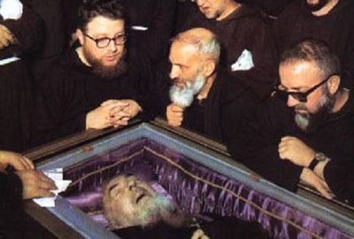 Padre Pio exhumation