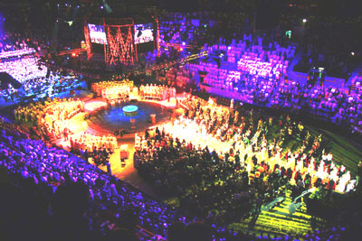 Quebec City’s hockey arena became a huge church