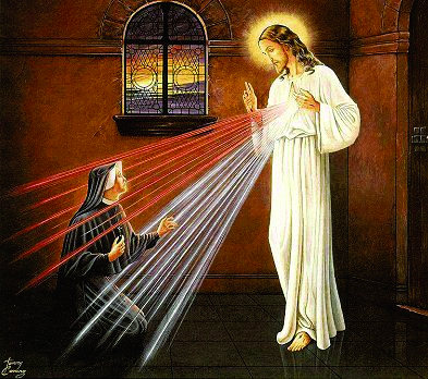 Jesus and St. Faustina