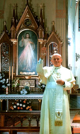 Pope John Paul II at Krakow