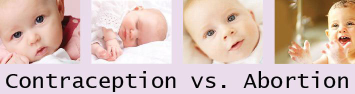 Contraception VS Abortion