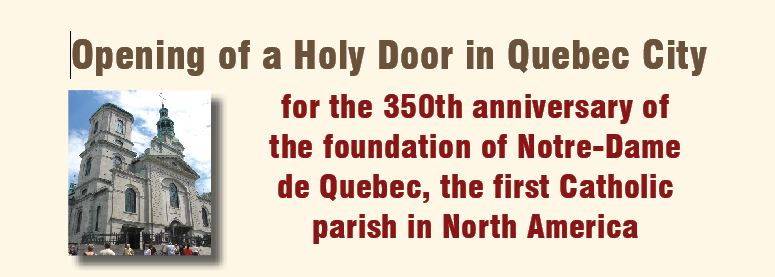 Opening a Holy Door in Quebec City