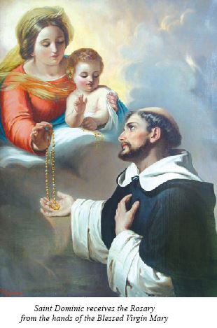 Saint-Dominic and the Rosary