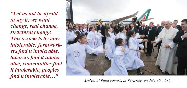 Pope Francis in Paraguay