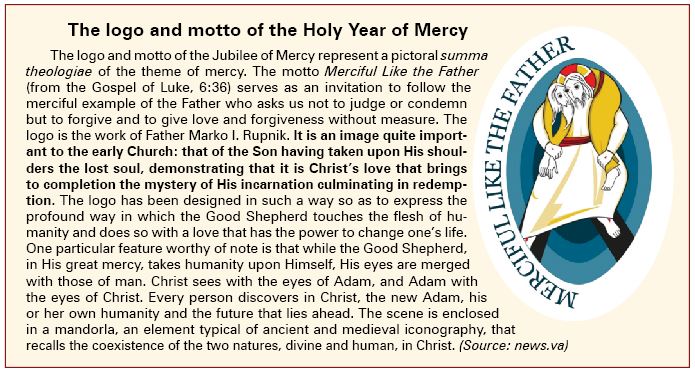 The logo of the Holy Year of Mercy