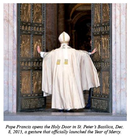 Pope Francis opens the Holy Door