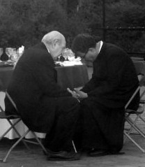 Bob Lambert and Father John Mary Chung