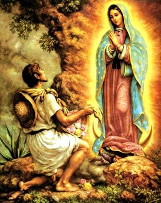 Juan Diego and Our Lady of Guadalupe