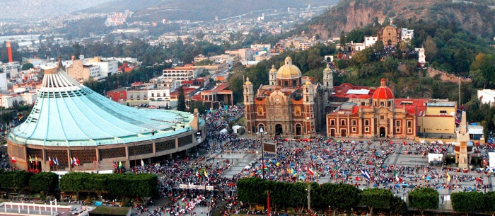 The new basilica of Our Lady of Guadalupe