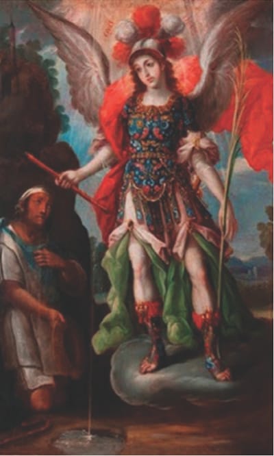 St. Michael appearing to Diego Lázaro
