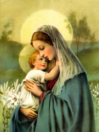 The Blessed Virgin and her Holy Child