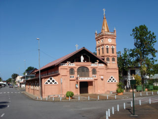 The shrine in Sinnamary