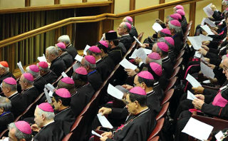 Bishops at the Synod on the Family in 2015