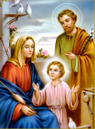 The Holy Family, model of Christian families