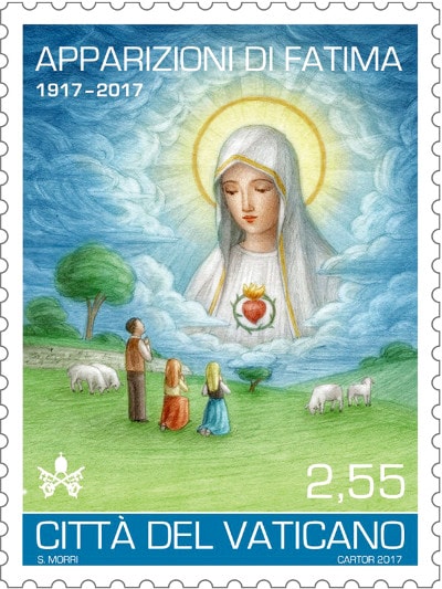 Stamp for the anniversary of the Apparitions of Fatima