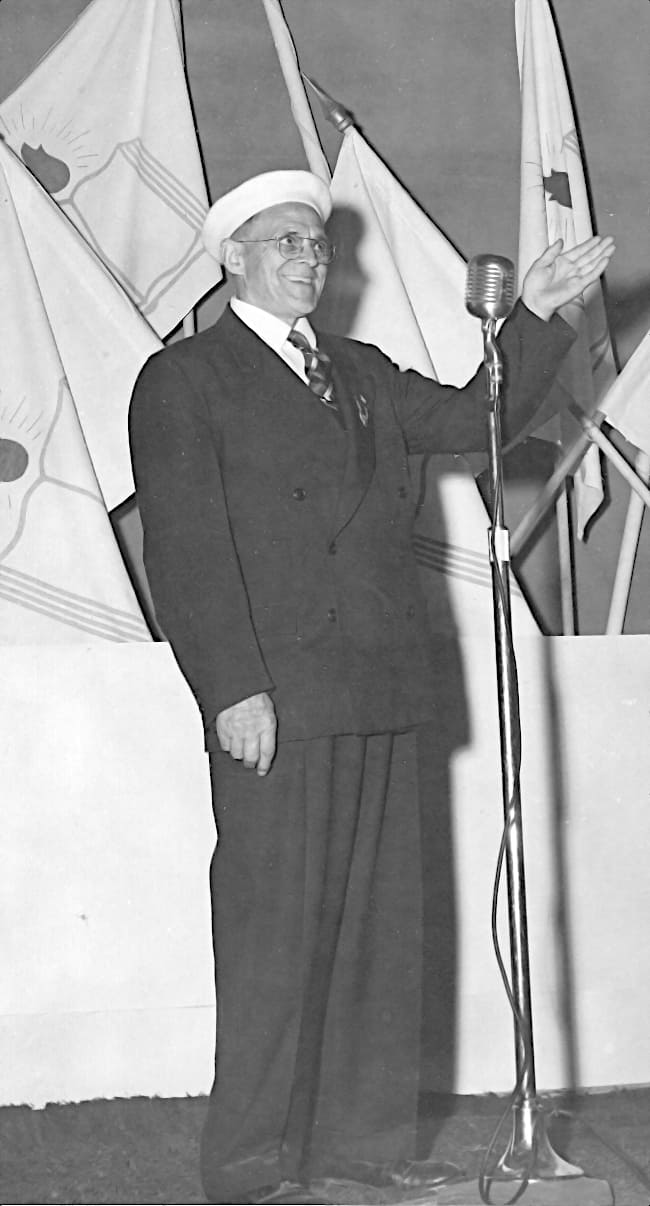 Louis Even at 1955 Congress in Quebec City