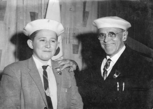 Réjean Lefebvre et Louis Even en 1965