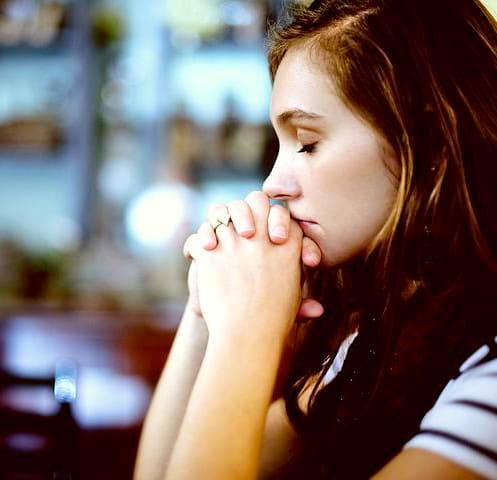 Mother praying