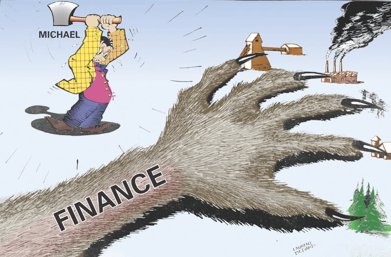 Hand of finance