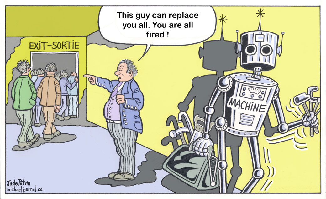 Machine replace workers